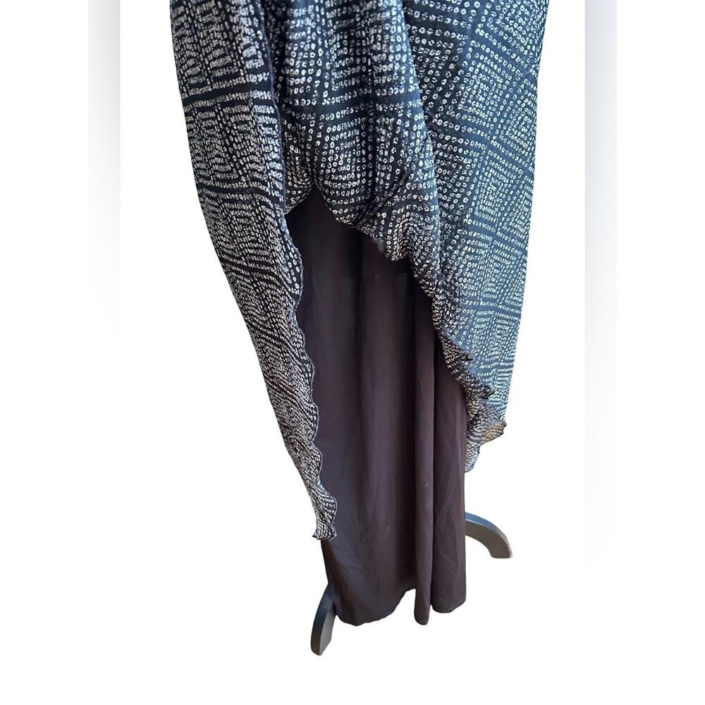 Jessica Simpson Black & White Geometric Maxi Skirt - SIZE L - LARGE - Picture 5 of 10